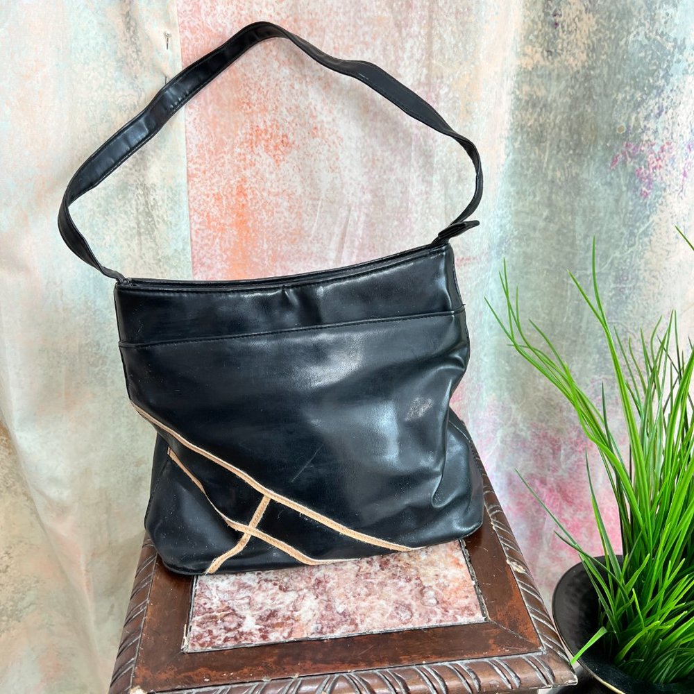 VTG📌 90s One Straps Shoulder Bag with two Outside Pockets